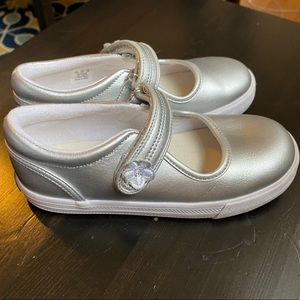 Keds Ella Silver Mary Jane Shoes Toddler Size 11